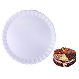 200 Bandeja Isopor Rendada Branca Redonda 19cm Ultra (1pct)