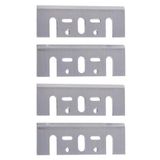 4 X Lâminas Faca 82mm Corte Plaina Elétrica Pb-92 1900b Hss