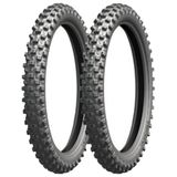 Par Pneu Michelin 100/100- 18 + 80/100-21 Michelin Tracker F