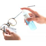 Kit Limpa Lentes Óculos Grau/sol + Flanela Mágica - Limpeza