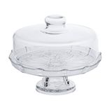 Prato Para Bolo De Vidro 30cm - Elegante E Resistente