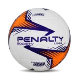 Bola Society Penalty Líder Laranja E Branco - Pu 6 Gomos