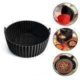 Forma De Silicone Reutilizável Antiaderente Para Air Fryer