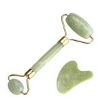 Rolo Massageador De Jade Verde + Guasha Coração - Smart Gr