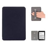 Capa Couro Alça P/ Kindle Básico 11 - Azul Marinho 2022