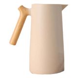 Jarra Garrafa Térmica Alça Curvada 1000ml Café Cabo - Bege