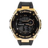 Relógio Masculino Tuguir Digital Tg293 Preto E Dourado