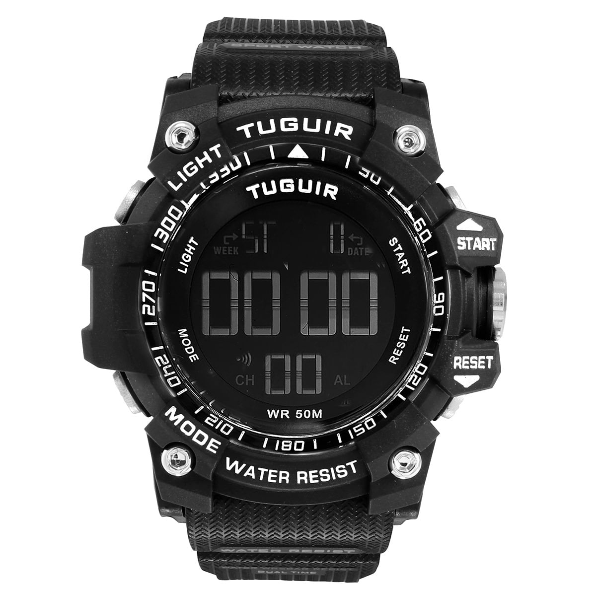 Relógio Masculino Tuguir Digital Tg290 Preto