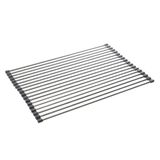 Escorredor Multiuso Em Aço Inox E Silicone Cinza 52x35cm