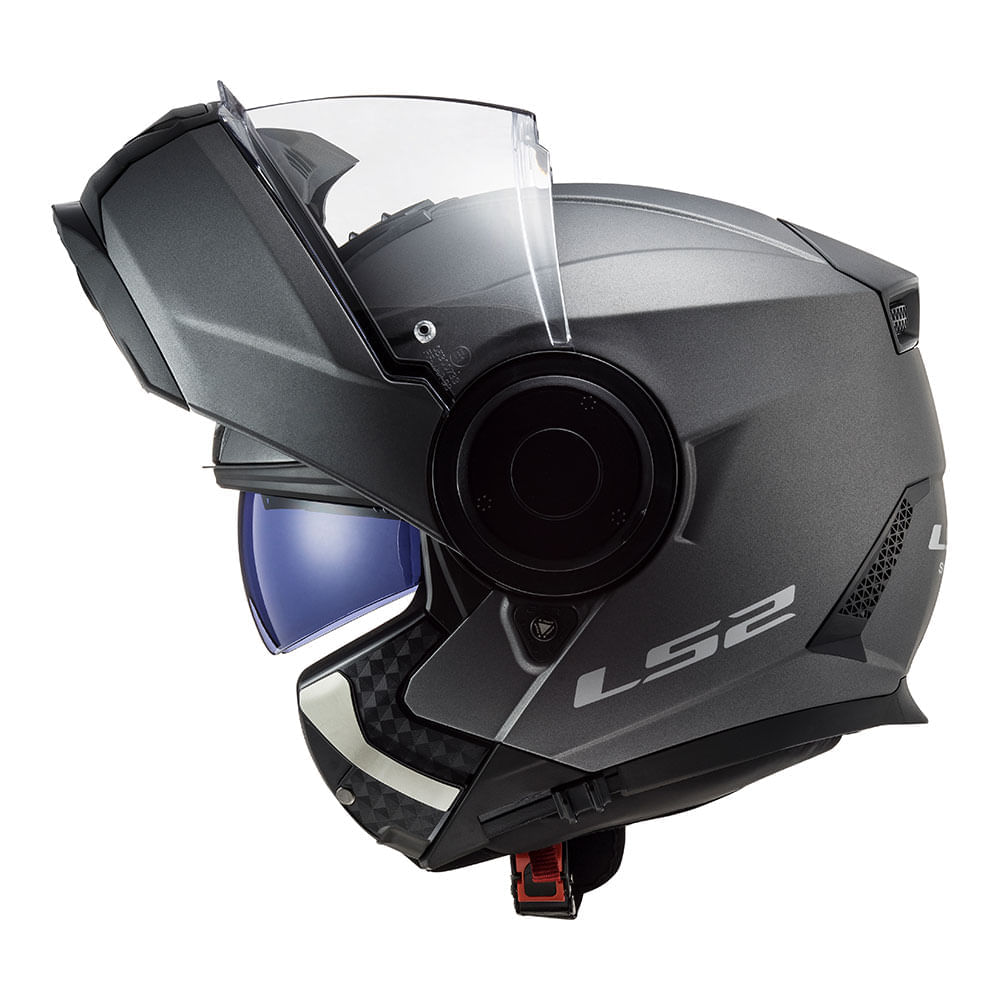 Capacete Ls2 Ff902 Scope Monocolor Matte Titanium Cinza