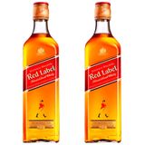 Combo 2 X Whisky Johnnie Walker Red Label 1000ml