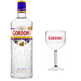 Kit Gin Gordons 750ml + 1x Taça De Acrilico