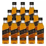 12x Miniatura De Whisky Johnny Walker Black Label 50ml