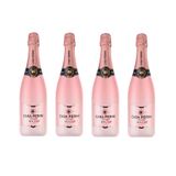 Kit 4x Espumante Casa Perine Ice Rosé 750ml