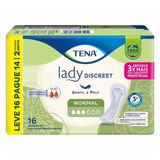 Absorvente Tena Lady Discreet Normal Para Incontinência Urinária Pague 16 E Leve 14 Unidades