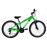 Bicicleta Mtb Freeride Aro 26 21v Verde Viking X