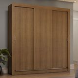 Guarda-roupa Casal 3 Portas De Correr Rustic Sublime Plus Madesa Rustic