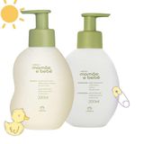 Kit Shampoo E Condicionador Banho Mamãe E Bebê Natura