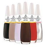 Kit Esmalte Impala Classico Tons Escuros Coleção C- 6 Cores