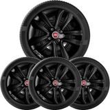 4un Calota Punto Palio Idea Siena Aro 15 Black Piano 192cp
