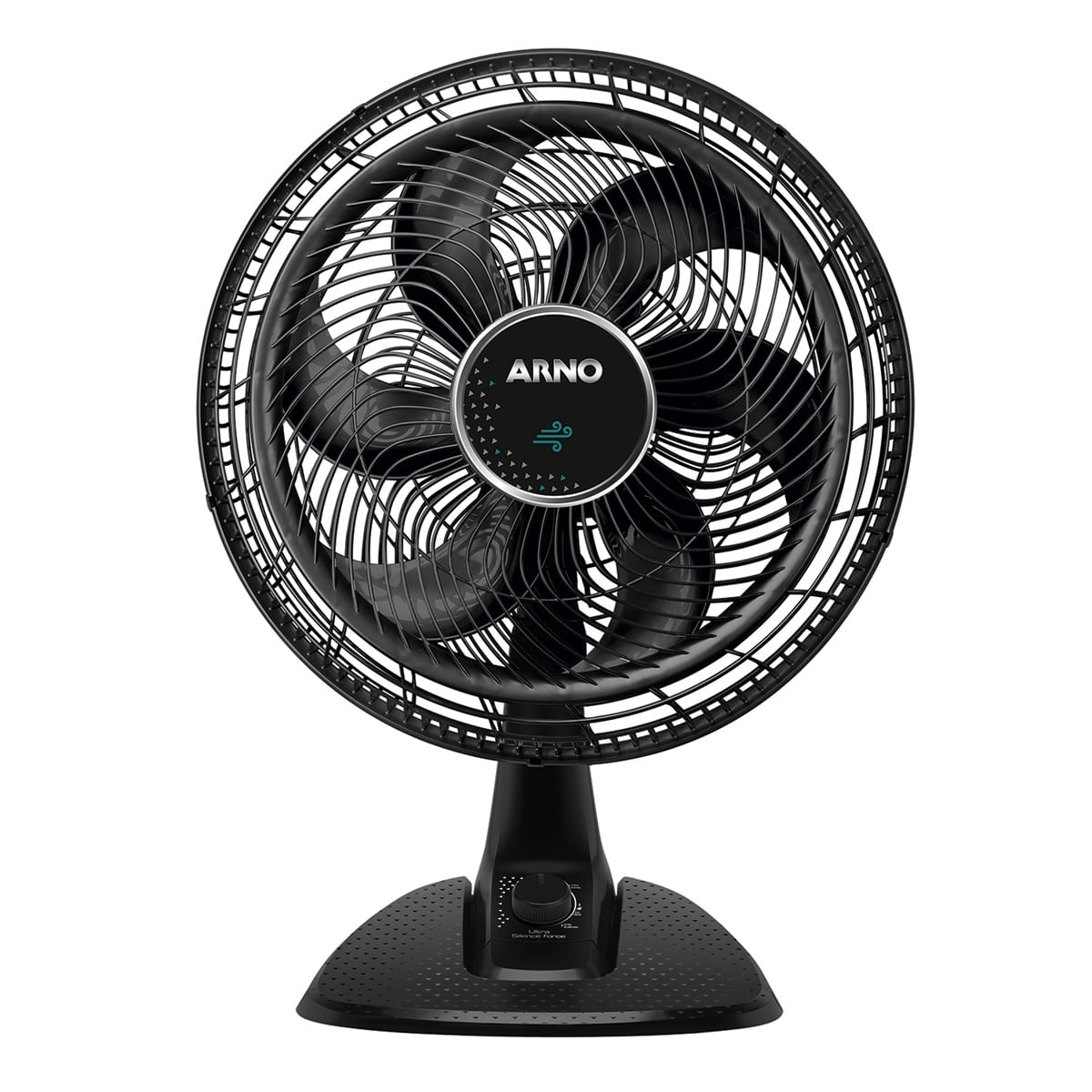 Ventilador De Mesa 40cm Ultra Silence Arno Vd40 Preto 220v