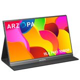 Monitor Portátil Arzopa 15,6&quot; 1080p Fhd Usb C Hdmi Mac Pc