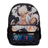 Mochila Infantil Masculina One Piece Costas Tam G Preta