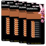 64 Pilhas Duracell Duralock Alcalina Aaa Embalagem C/16 Unid