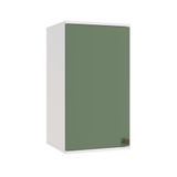 Armário Aéreo Celeste Kappesberg 100% Mdf 1 Porta Branco/verde 40cm