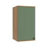 Armário Aéreo Celeste Kappesberg 100% Mdf 1 Porta Nogueira/verde 40cm