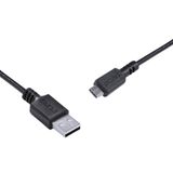 Cabo Usb A 2.0 Para Usb Tipo C Para Celular Smartphone 50cm Preto - Puacp-05