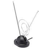 Antena Interna Para Tv 4 Estagios Com Base Cabo Coaxial