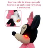 Pelucia Disney Miniie Com Sons E Luz Multikids Br1512