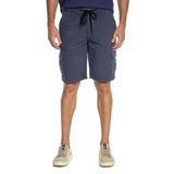 Bermuda Masculina Sarja Cargo Polo Wear Azul Escuro