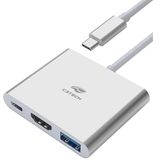 Hub Usb-c 3.0, Com 3 Portas, Hdmi 4k 30hz Hu-d10si, C3tech