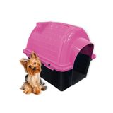 Casinha Pet Raças Pequenas N1 Iglu Para Cachorro Rosa