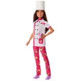 Boneca Barbie Profissões Chefe Confeiteira Petite Morena E Acessórios Hkt67 Mattel