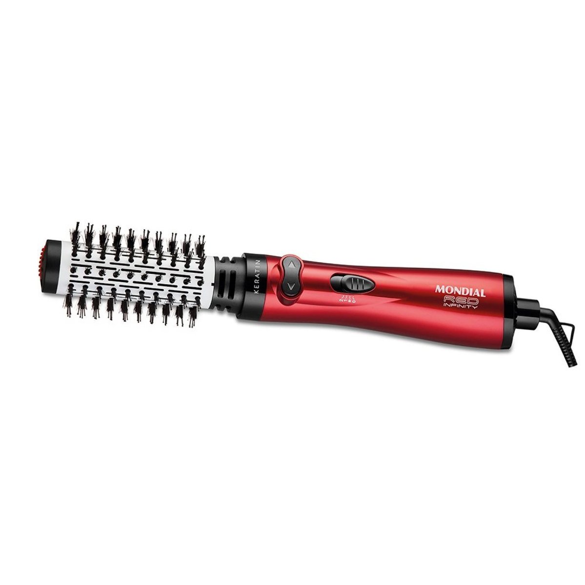 Escova Rotativa Infinity Keratin 1000w 220v Er-11-kr Mondial Vermelho