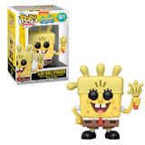 Boneco Funko Pop! Bob Esponja 25 Anos Bob Mundo Da Luva