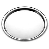 Bandeja Tramontina Service Em Aço Inox Redonda 40 Cm