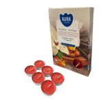 Kit 6 Velas Baunilha Amber Rechaud Difusor Flut. Fondue 6h