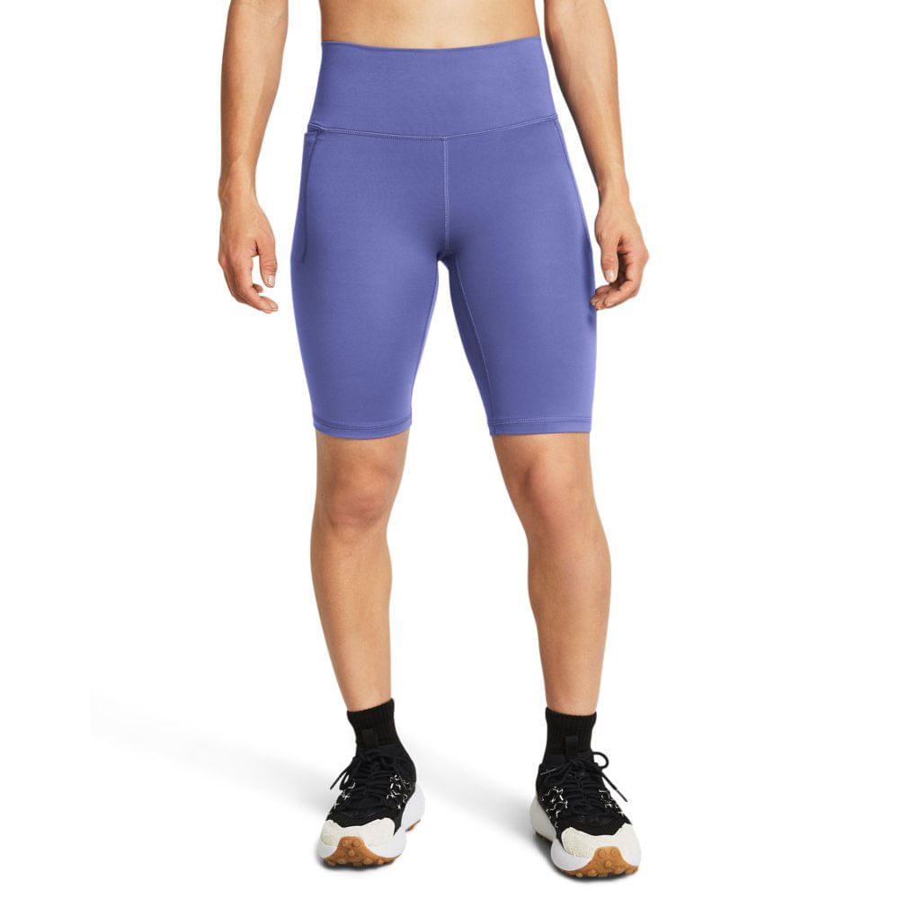 Shorts De Treino Feminino Under Armour Meridian 10in P Azul