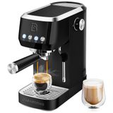 Máquina De Café Expresso Profissional 20 Bar Com Vaporizador De Leite E Tanque De Água Removível De 1,4l, 110v 1350w, Casabrews, Preta