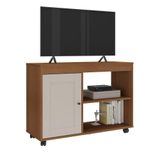 Rack Para Tv Até 42&quot; Sampa Cinamomo/off White Artely Cinamomo/off White