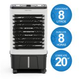 Climatizador Portátil Ventisol Clin8-01 8 Litros 130W 127V - Branco/Preto