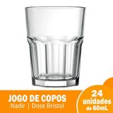 Copo De Dose Nadir Bristol 60ml - Caixa Com 24 Unidades
