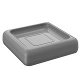 Saboneteira Cube Quadrada Para Banho Cinza 20875/0116 Coza