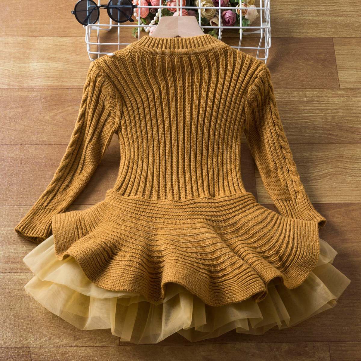 Crochet Vestido De LÃ£ Infantil Vestido Infantil Menina Croche Lã