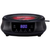 Cooktop Elétrico Portátil De Indução Com Queimador Único, Fácil De Limpar E Controle De Temperatura De 8 Níveis, 110v 800w, Motanber, Preto