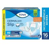 Fralda Geriátrica Tena Dermacare Slip Descartável Eg 16 Unidades